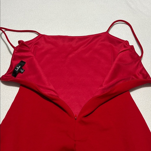 Lulus Women’s Red Bodycon Stretch Mini Dress Sz S Party Going Out Date Night - Picture 3 of 12